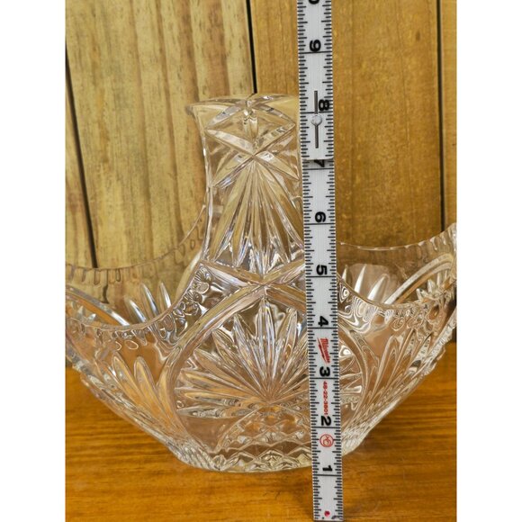 Vintage Shannon Godinger Crystal Basket, Original Box - Picture 6 of 15